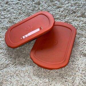 Lot of 2 Pampered Chef Freezer Storage Containers with Lids